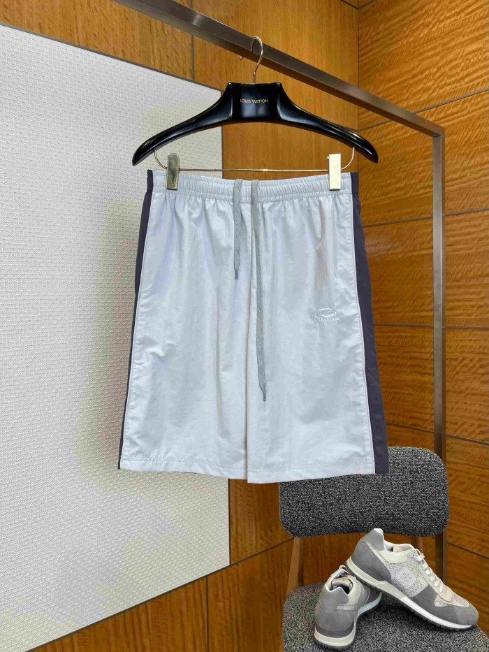 1:1 quality version Side Contrast Strip Drawstring Elastic Waist Quick Dry Lightweight Five Inch Athletic Shorts 29321112