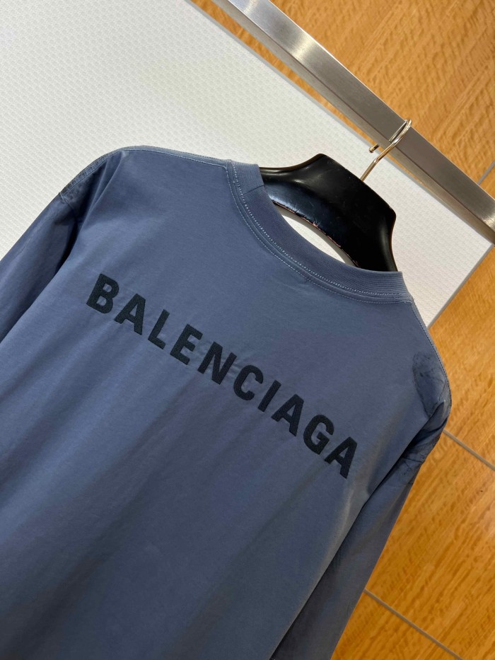 1:1 quality version Letter Embroidery Back Large Letter Print Bottom Gradient Scratch Mottled Distressed Oversized T-shirt 2 colors 29321475