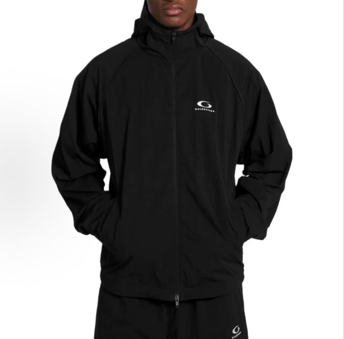 1:1 quality version Raglan Hooded Sun Protection Jacket Full Front Zip Curved Small Logo Print Sun Coat 29321127