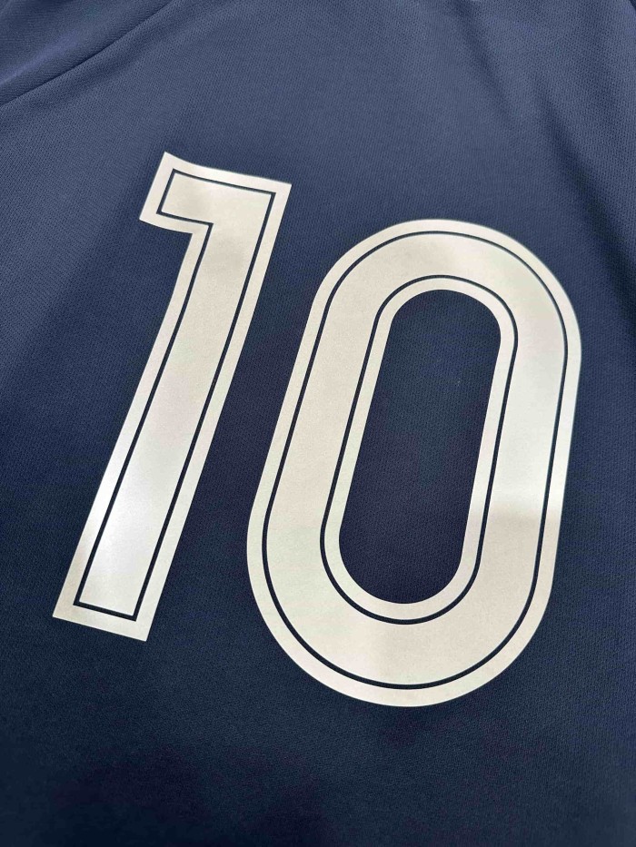 1:1 quality version Color Block Soccer Jersey Tee Front Letter Crown Badge Print Back Number 10 Loose Quick Dry Sports T-shirt 29321094