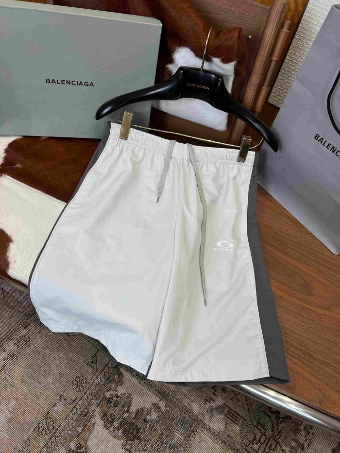 1:1 quality version Side Contrast Strip Drawstring Elastic Waist Quick Dry Lightweight Five Inch Athletic Shorts 29321112