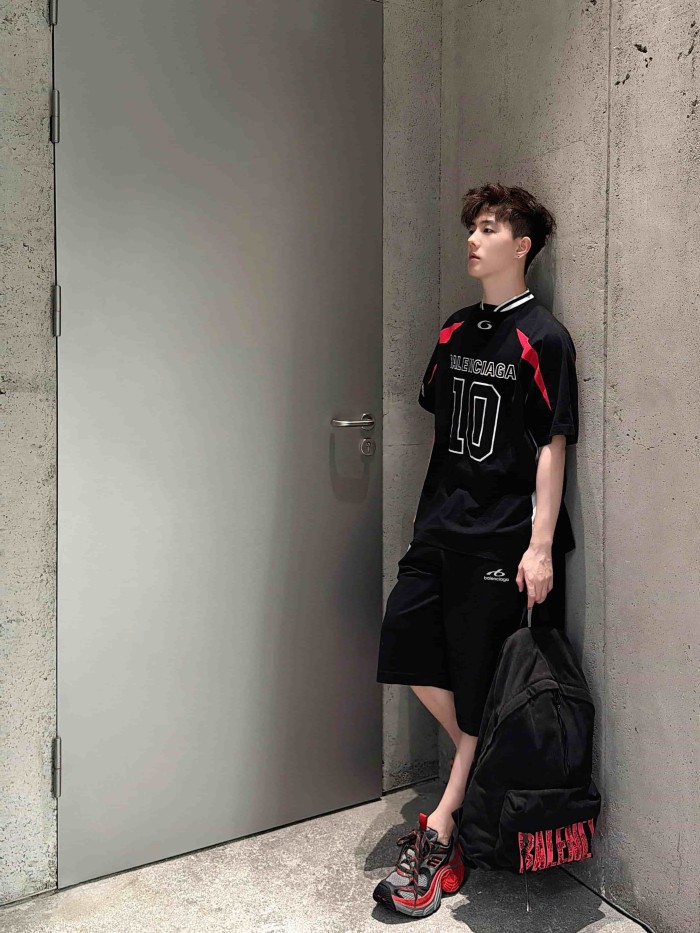 1:1 quality version Drawstring Elastic Waist Side Mini Triangle Logo Letter Print Straight Loose Five Inch Beach Athletic Shorts 2 colors 29321443