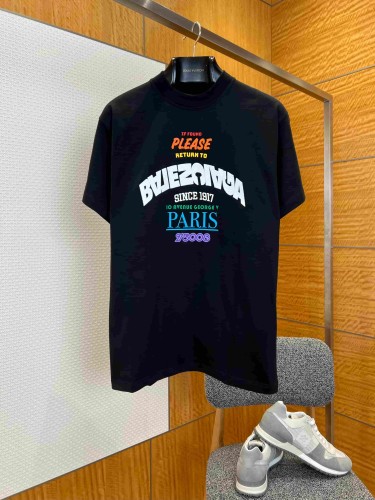 1:1 quality version  Arch Vintage Script Letter Paris Address Zip Code Multi Layout Slogan Print Oversized T-shirt 29321520