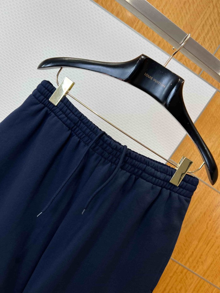 1:1 quality version Drawstring Elastic Waist Dual Side WFP Wheat Badge Letter Print Wide Leg Five Inch Athletic Sweat Shorts 29321429