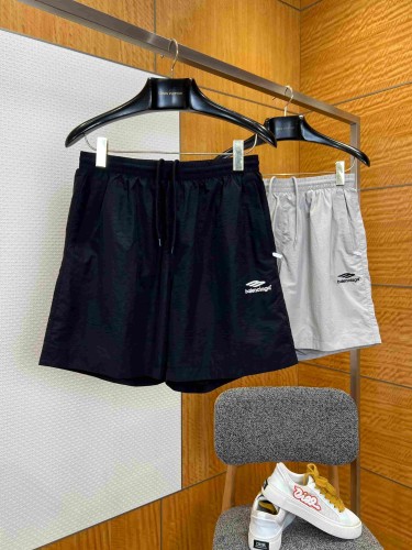 1:1 quality version Drawstring Elastic Waist Side Mini Triangle Logo Letter Print Straight Loose Five Inch Beach Athletic Shorts 2 colors 29321443