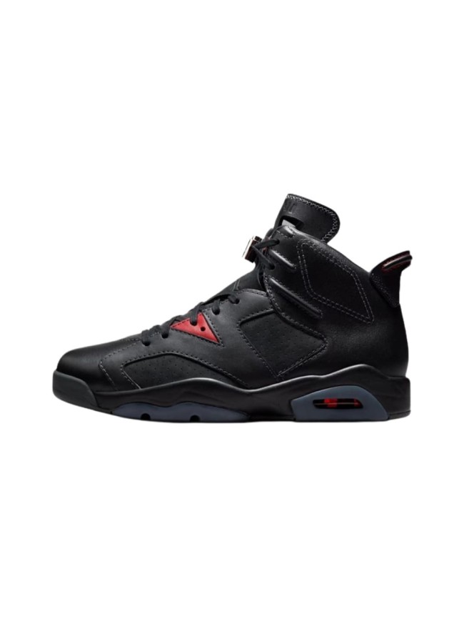 [plus-size shoes] Air @j6 BIN 23 Black Red Transparent Outsole High Top Basketball 29322797