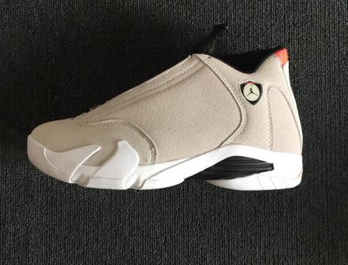 [plus-size shoes] Air @j14 Desert Sand Two-Layer Suede Anti-Slip Lightweight Desert Gray Mid-Top Vintage Basketball Shoes 29322932