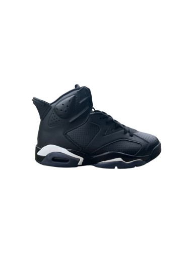 [plus-size shoes] Air @j6 Retro Air Cushion Black Cat Black White High Top Basketball Sneakers 29322781