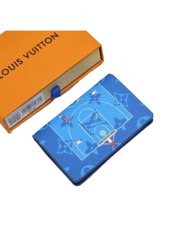 Top-down Basketball Court Line Art Monogram Underprint Card Holder 29322838