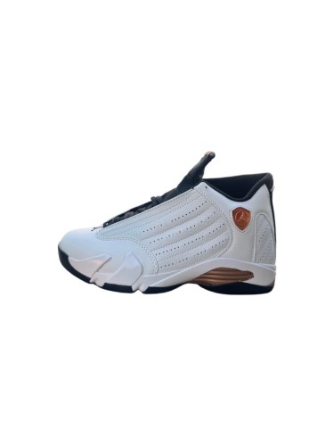 [plus-size shoes] Air @j14 Retro White Copper Black Breathable Cushioned Vintage Basketball Shoes 29323036