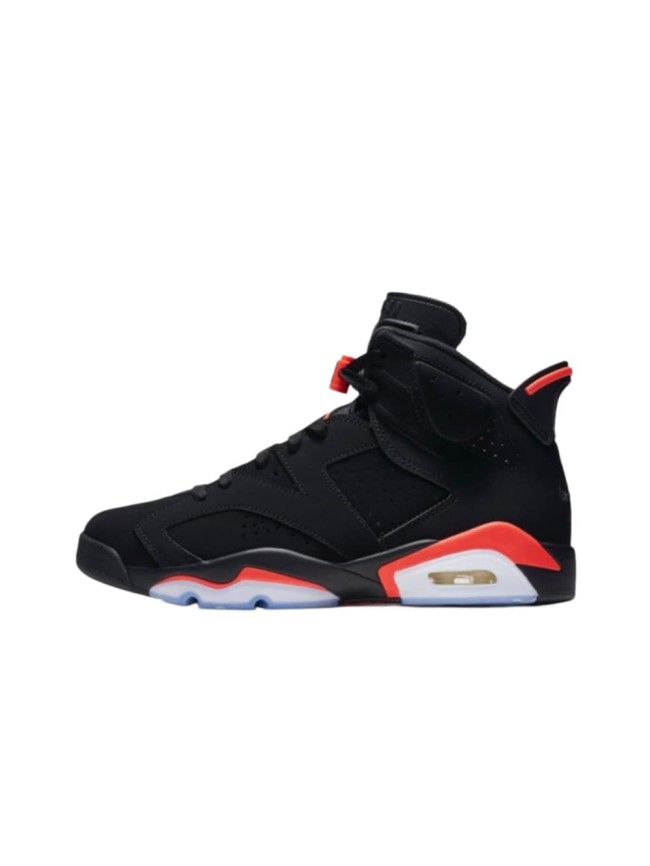[plus-size shoes] Air @j6 Infrared Air Cushion Black Infrared Red High Top Basketball Sneakers 29322901