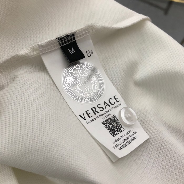 Luxury Slim Fit Greca Jacquard Collar Medusa Embroidered Polo Shirt 2 colors 29119334