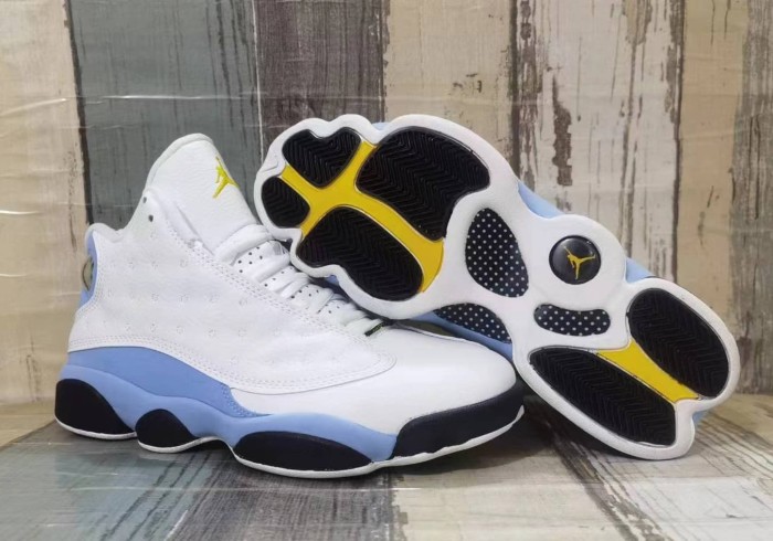 [plus-size shoes] Air @j13 Retro OG Classic White UNC Blue Black Shock Absorbing Basketball Shoes 29323933