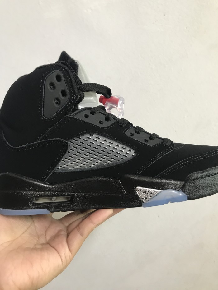 1:1 quality version @j5 Retro Black Metallic Basketball Shoes 29324369