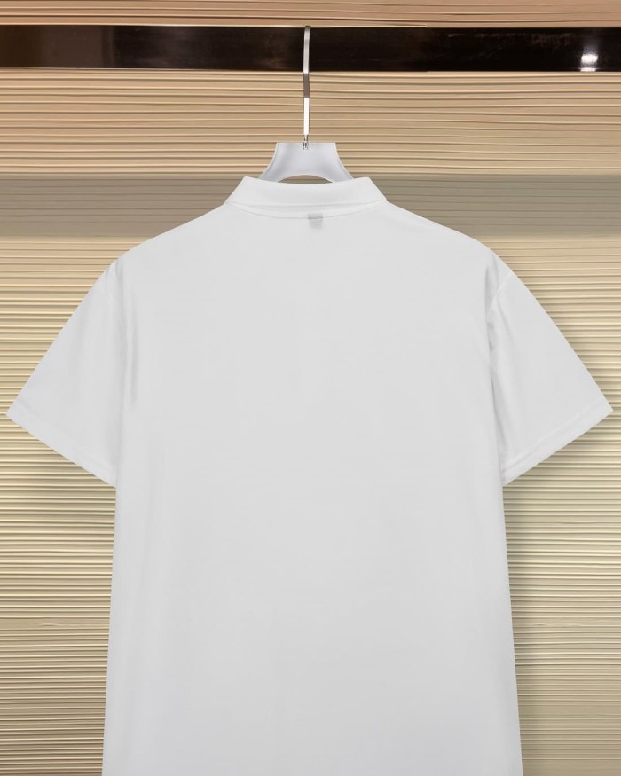 Tiny Black Medusa Head & Letter Embroidery Men's Polo Shirt 5 colors 29119743