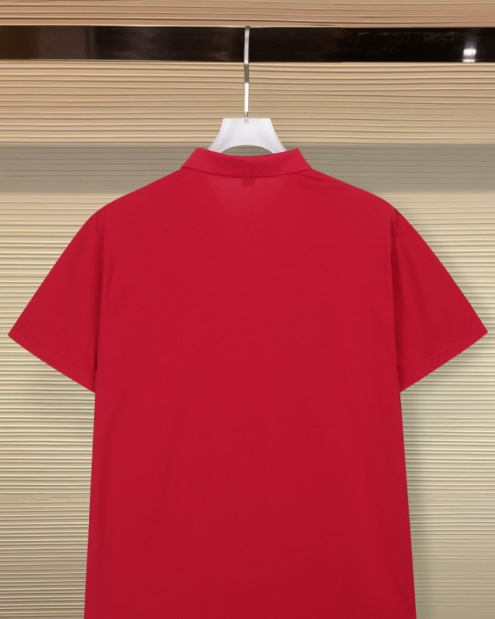 Tiny Black Medusa Head & Letter Embroidery Men's Polo Shirt 5 colors 29119743