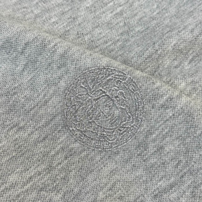 Double Line Collar Chest Badge Embroidery Polo Shirt 4 colors 2932423