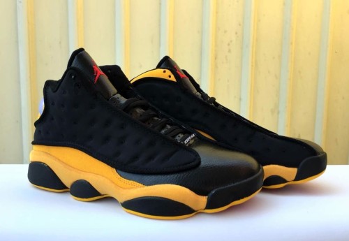 [plus-size shoes] Air @j13 Melo Class of 2002 Men's Black and Gold High-Top Vintage Basketball Shoes 29323938