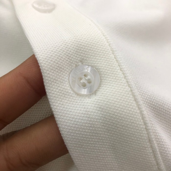Luxury Slim Fit Greca Jacquard Collar Medusa Embroidered Polo Shirt 2 colors 29119334