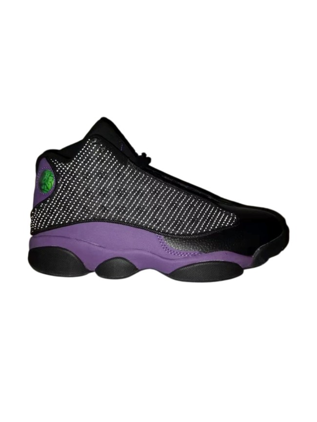 [plus-size shoes] Air @j13 Retro OG Classic Black Court Purple Shock Absorbing Basketball Shoes 29323965
