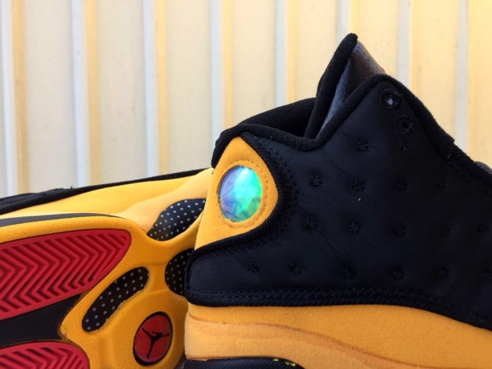 [plus-size shoes] Air @j13 Melo Class of 2002 Men's Black and Gold High-Top Vintage Basketball Shoes 29323938