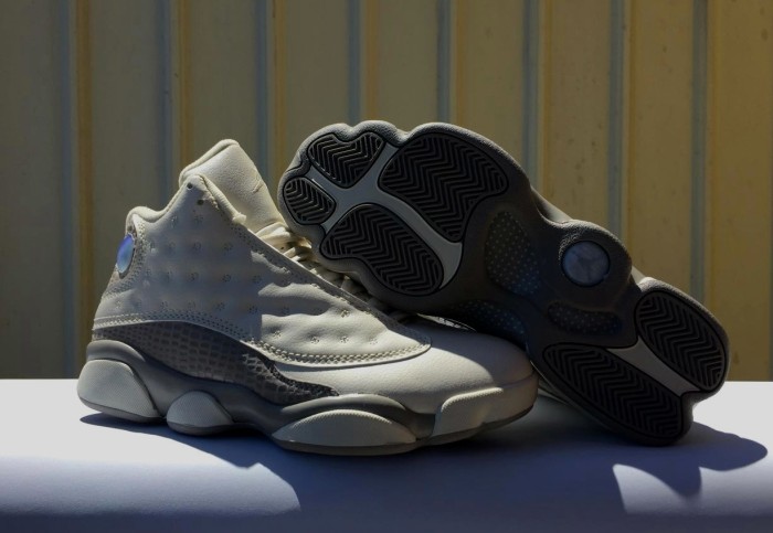 [plus-size shoes] Air @j13 Phantom OG Version Unisex White High-Top Vintage Basketball Shoes 29324182