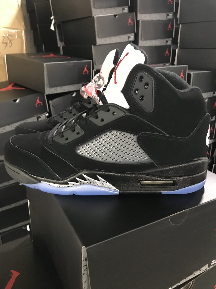 1:1 quality version @j5 Retro Black Metallic Basketball Shoes 29324369