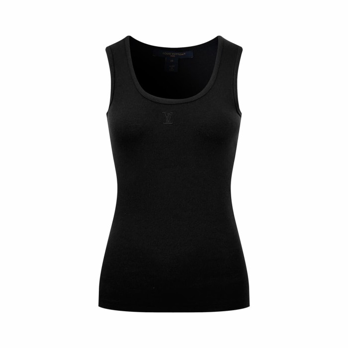 1:1 quality version Embossed Embroidery Logo Slim Waist Inner Outer Wear Basic Tank Top 3 colors 29329425