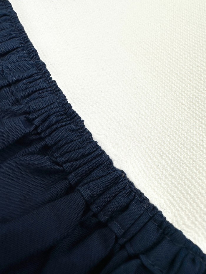 1:1 quality version Elastic Waist Pony Embroidery Pleated Flowy Mid Length A Line Umbrella Skirt 2 colors 29329368