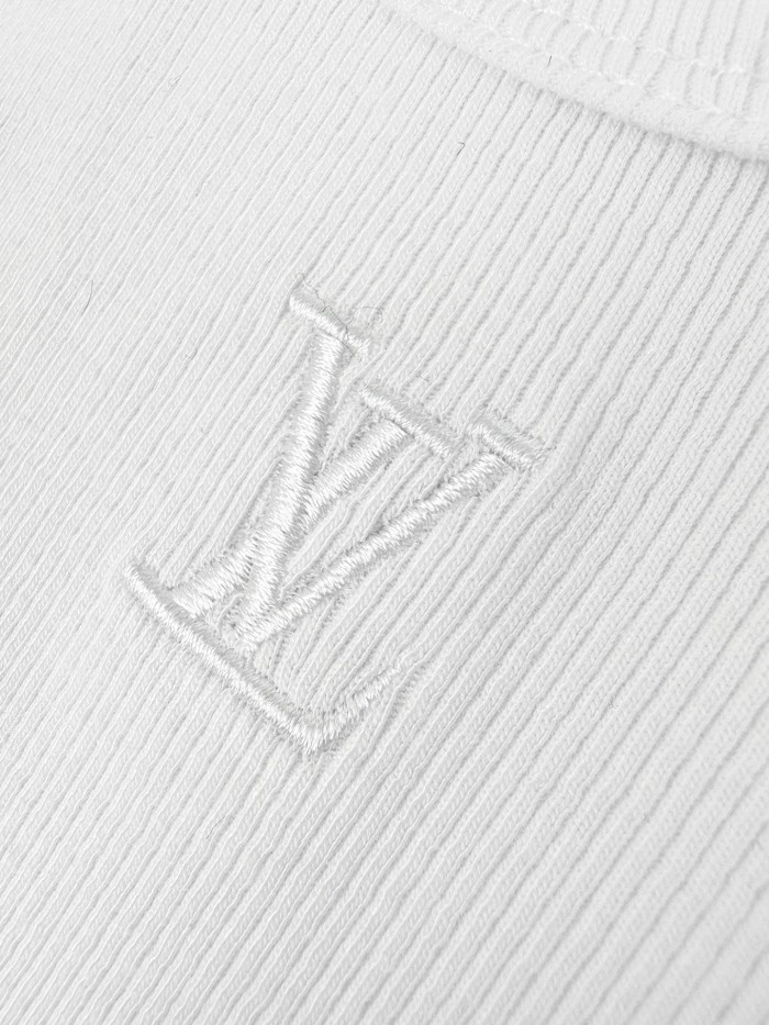 1:1 quality version Embossed Embroidery Logo Slim Waist Inner Outer Wear Basic Tank Top 3 colors 29329425