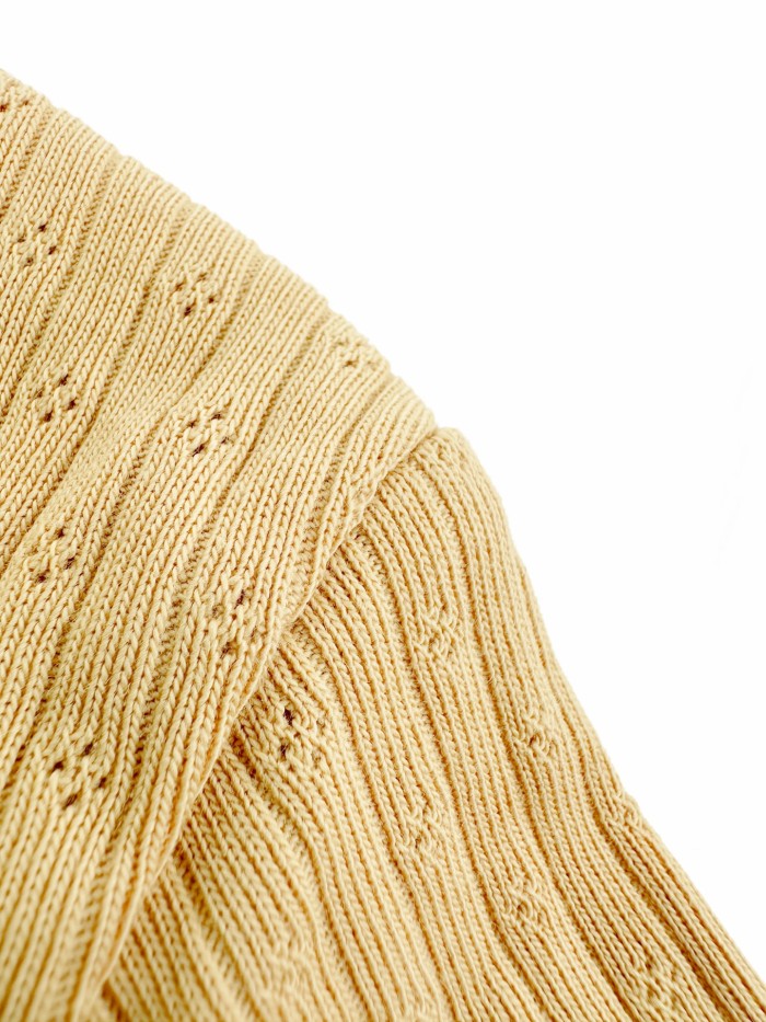 1:1 quality version Miu Woven Label Vertical Eyelet Jacquard Cuff Hem Lace Fringe Slim T-shirt 3 colors 29330298