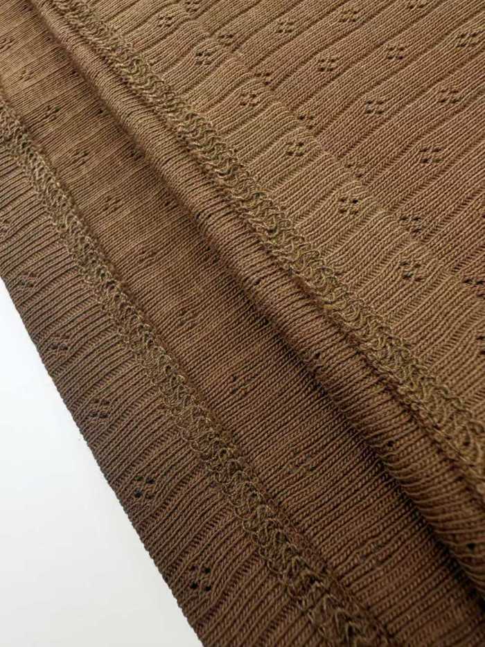 1:1 quality version U Square Neck Lace Ruffle Binding Vertical Rib Eyelet Jacquard Chest Woven Label Mini LogoTank Top 2 colors 29330300