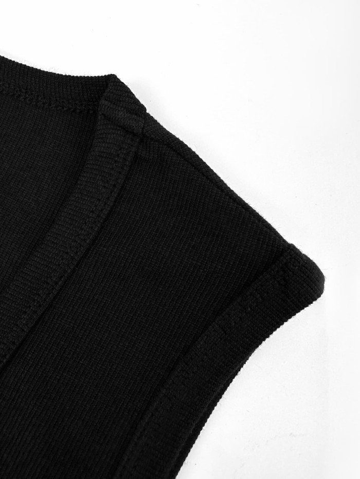 1:1 quality version Embossed Embroidery Logo Slim Waist Inner Outer Wear Basic Tank Top 3 colors 29329425