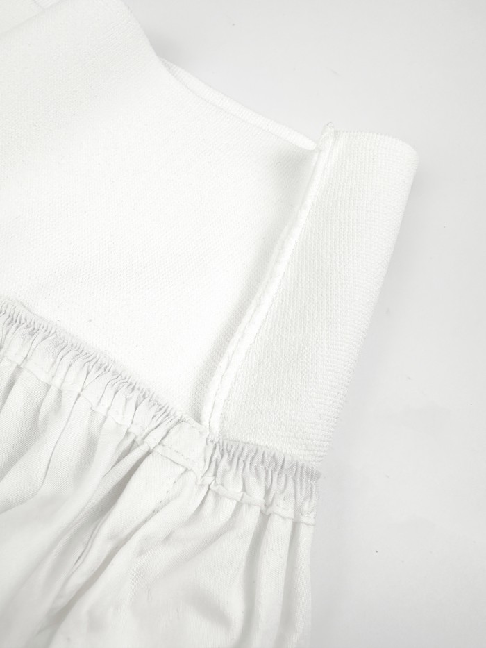 1:1 quality versionPony Rider Embroidery Even Gathered Flare Anti Exposure Lining Short A Line Puffy Mini Skirt 2 colors 29329399