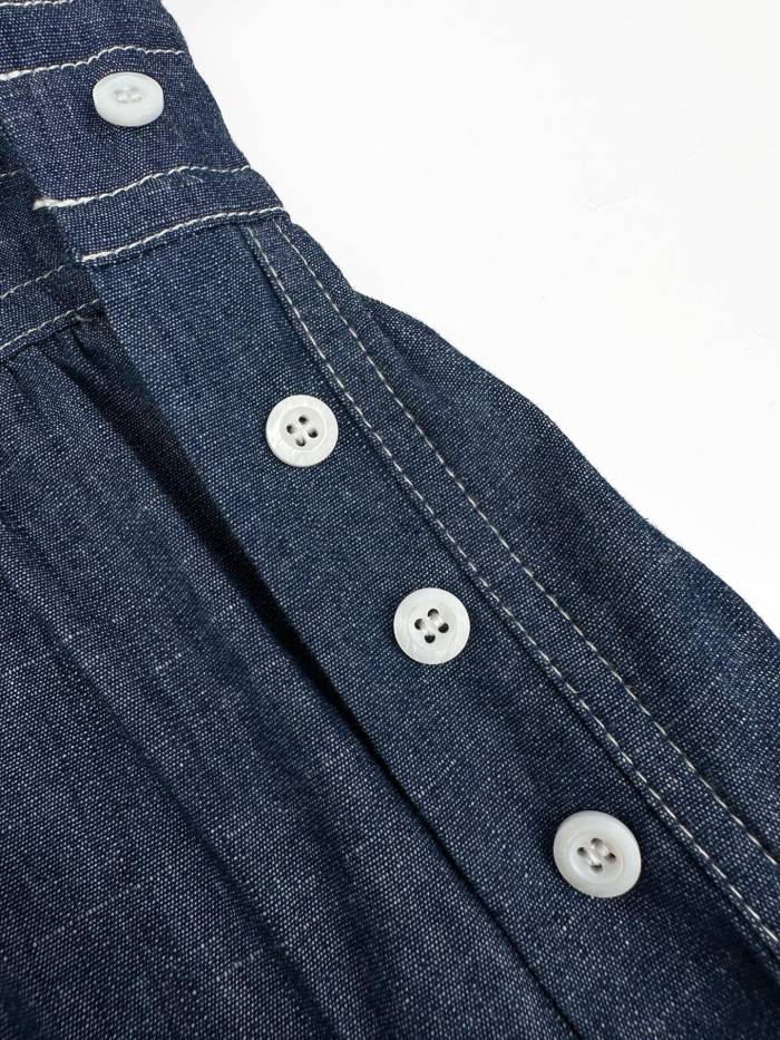 1:1 quality version Triangle Metal Badge Short Sleeve Shirt Elastic Waist Gathered Wide Leg Bermuda Shorts Two Piece Casual Set 29330316