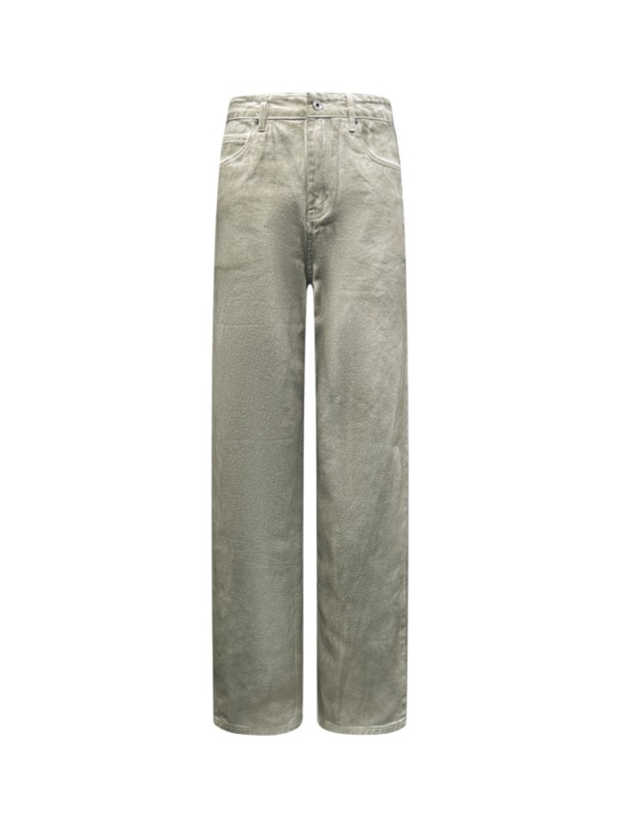 1:1 quality version High Waist Classic Five Pocket Drape Extra Long Floor Straight Wide Leg Casual Denim Jeans 29330293