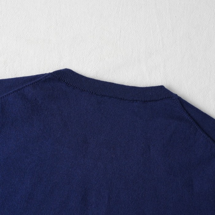1:1 quality version Classic Pony Logo Crew Neck Knit Short Sleeve Solid Slim Thin Knit Base T-shirt  9 colors 29331741