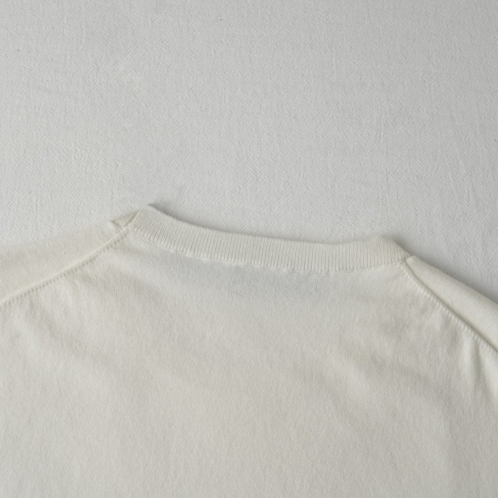 1:1 quality version Classic Pony Logo Crew Neck Knit Short Sleeve Solid Slim Thin Knit Base T-shirt  9 colors 29331741