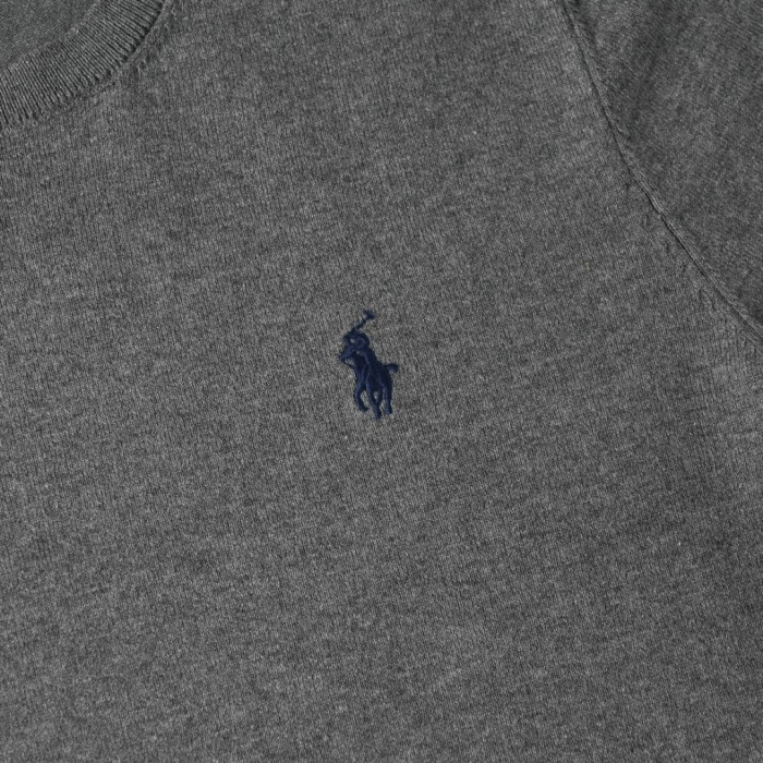 1:1 quality version Classic Pony Logo Crew Neck Knit Short Sleeve Solid Slim Thin Knit Base T-shirt  9 colors 29331741