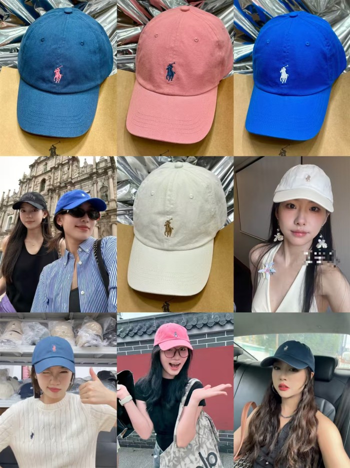 Unisex Adjustable Back Strap Soft Top Pony Embroidery Baseball Cap For Golf Running 20 colors 29331625