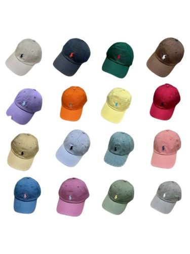 Unisex Adjustable Back Strap Soft Top Pony Embroidery Baseball Cap For Golf Running 20 colors 29331625