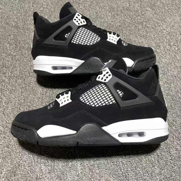 [plus-size shoes] 1:1 quality version White Thunder Retro Suede Basketball Sneakers 29331563