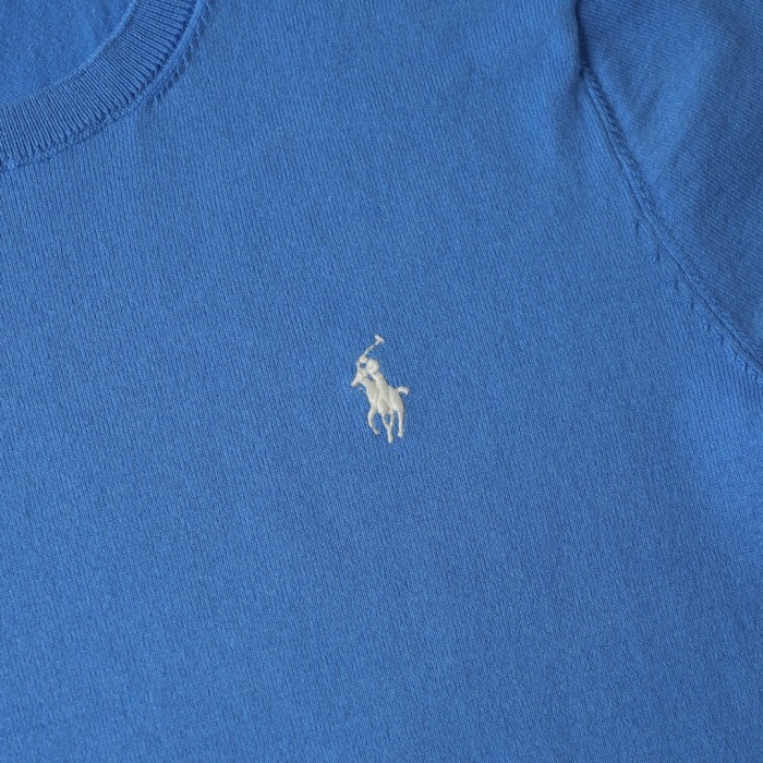 1:1 quality version Classic Pony Logo Crew Neck Knit Short Sleeve Solid Slim Thin Knit Base T-shirt  9 colors 29331741