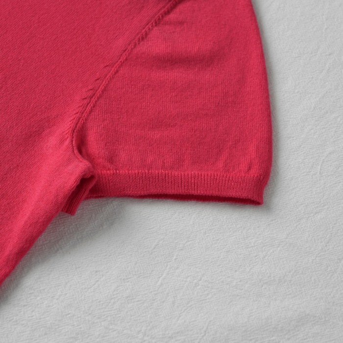 1:1 quality version Classic Pony Logo Crew Neck Knit Short Sleeve Solid Slim Thin Knit Base T-shirt  9 colors 29331741