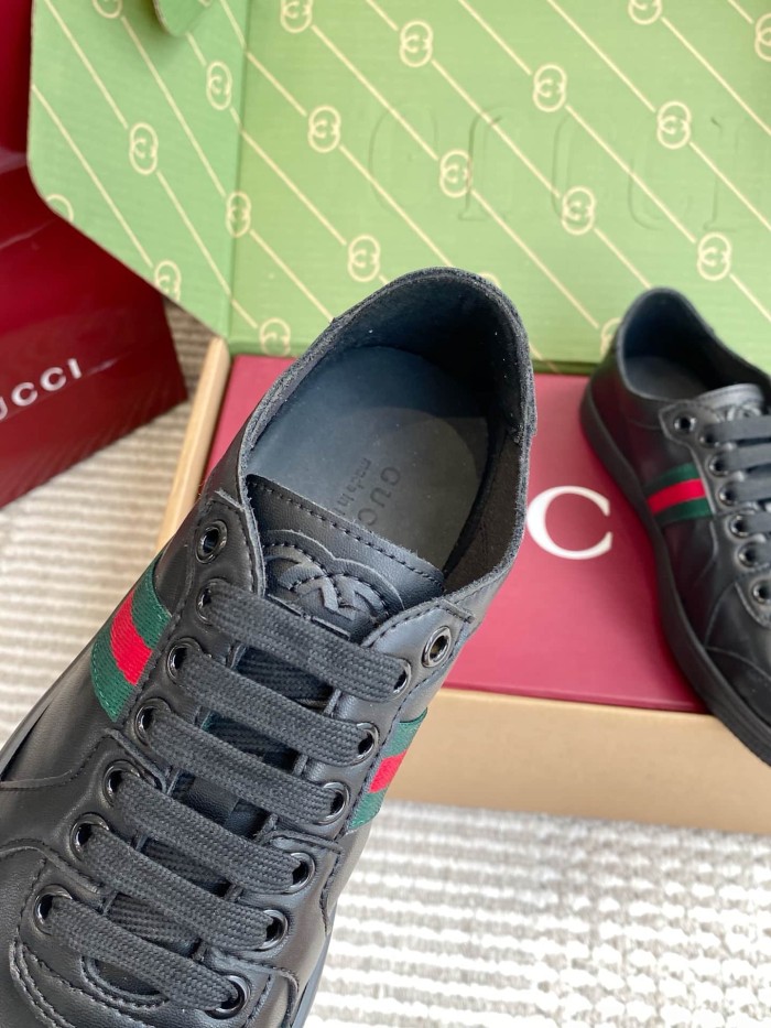 [plus-size shoes] 1:1 quality version Stretch Series Interlocking G Toe Logo Low Top Sneakers 4 colors 29332653