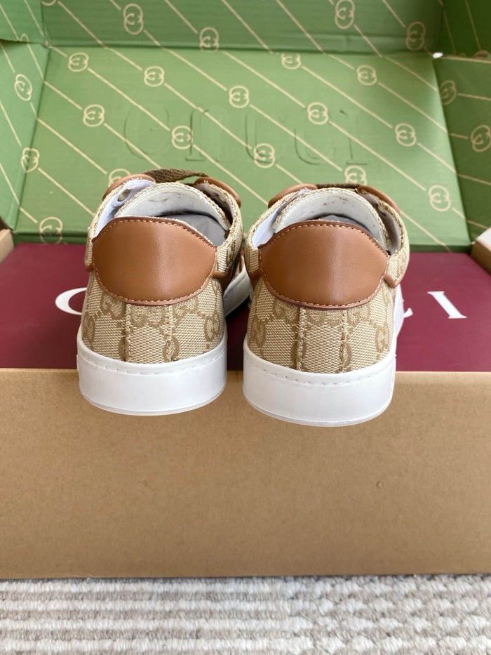 [plus-size shoes] 1:1 quality version Stretch Series Interlocking G Toe Logo Low Top Sneakers 4 colors 29332653
