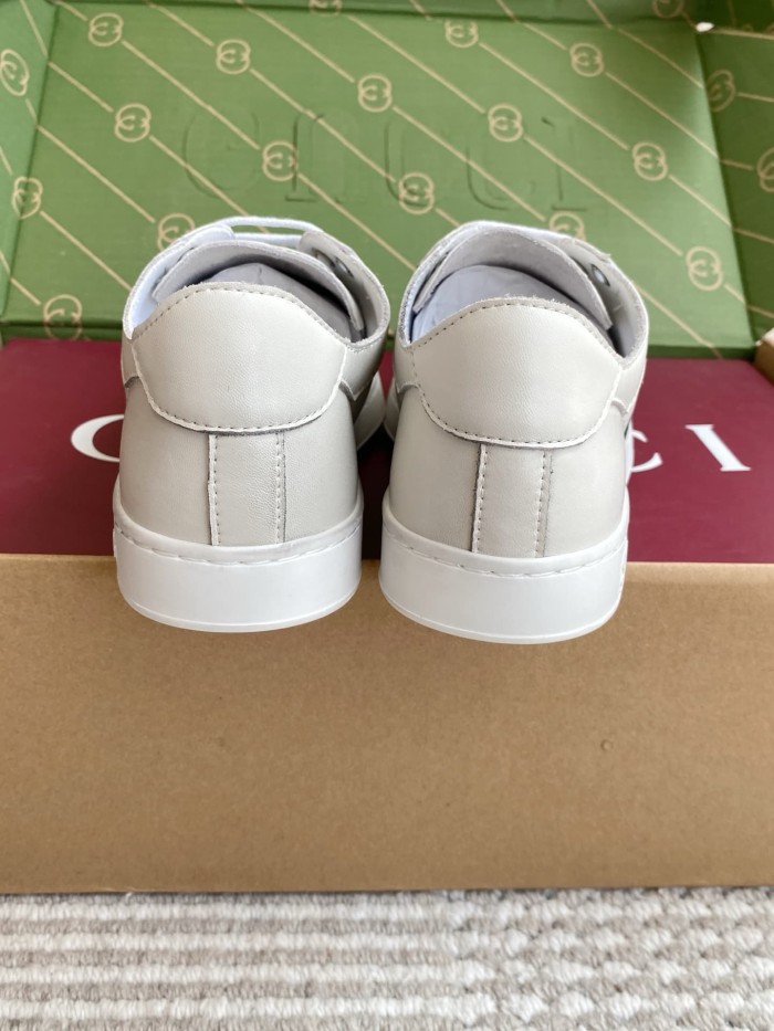 [plus-size shoes] 1:1 quality version Stretch Series Interlocking G Toe Logo Low Top Sneakers 4 colors 29332653
