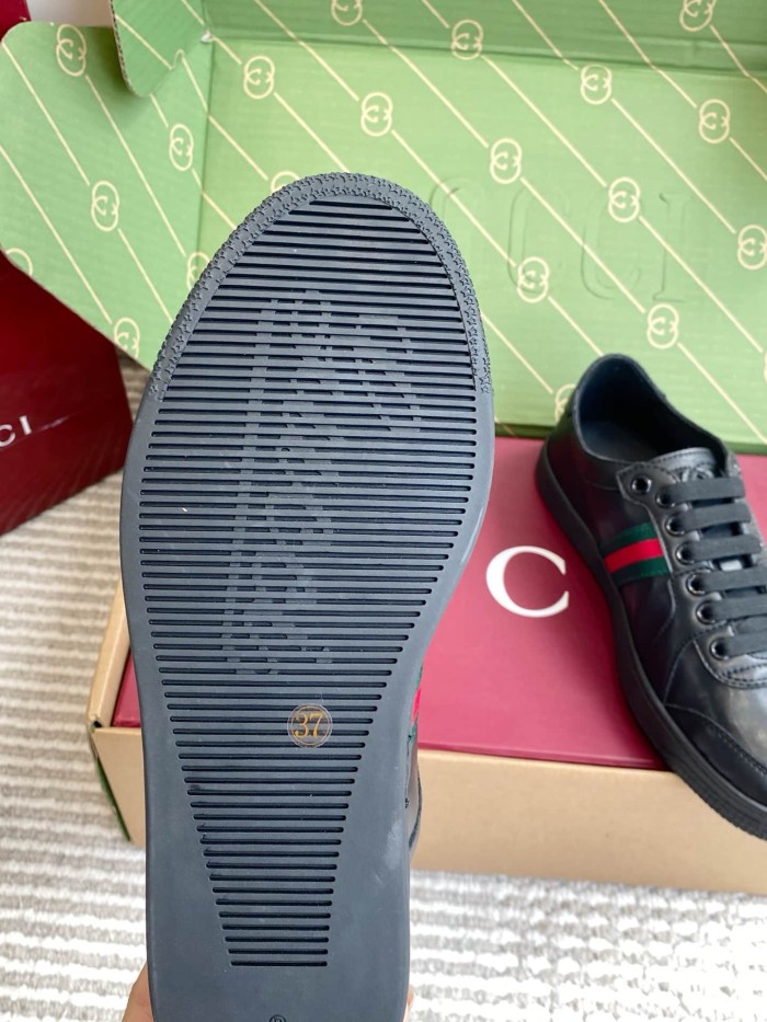 [plus-size shoes] 1:1 quality version Stretch Series Interlocking G Toe Logo Low Top Sneakers 4 colors 29332653