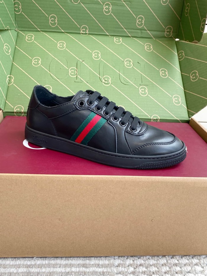 [plus-size shoes] 1:1 quality version Stretch Series Interlocking G Toe Logo Low Top Sneakers 4 colors 29332653