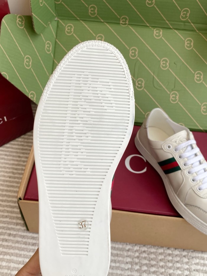 [plus-size shoes] 1:1 quality version Stretch Series Interlocking G Toe Logo Low Top Sneakers 4 colors 29332653
